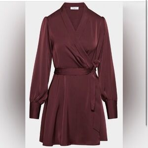 NWT Aritzia Babaton Hyde Satin Mini Dress